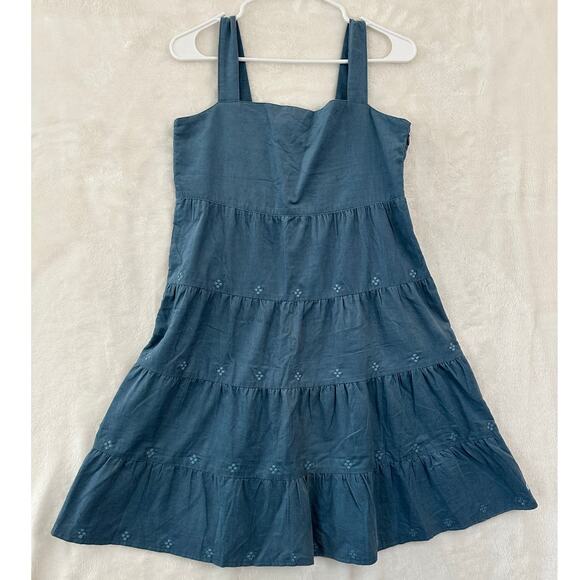 NWT American Girl Blue Everyday Jumper 16 Corduroy Tier - Picture 1 of 9